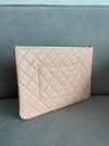 Classic clutch new medium caviar beige pink gold plated A82545 - CHANEL - BALAAN 5