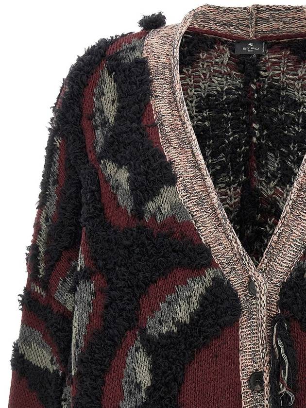 Etro Fringed Oversized Cardigan - ETRO - BALAAN 3