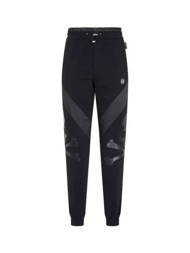 Men s Skull Patch Jogger Pants Black - PHILIPP PLEIN - BALAAN 1