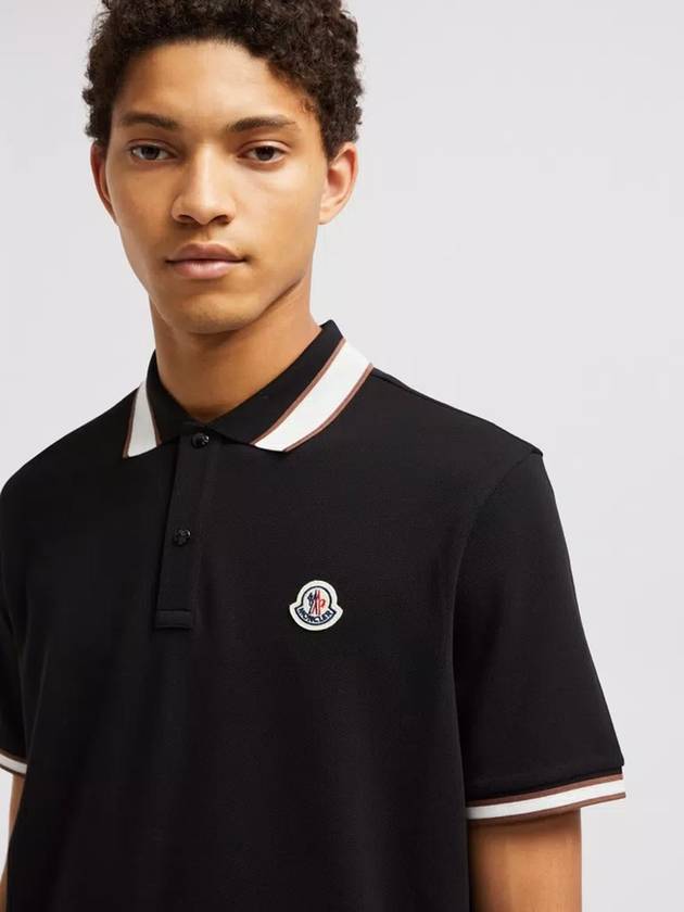 Logo Patch PK Shirt Black - MONCLER - BALAAN 4