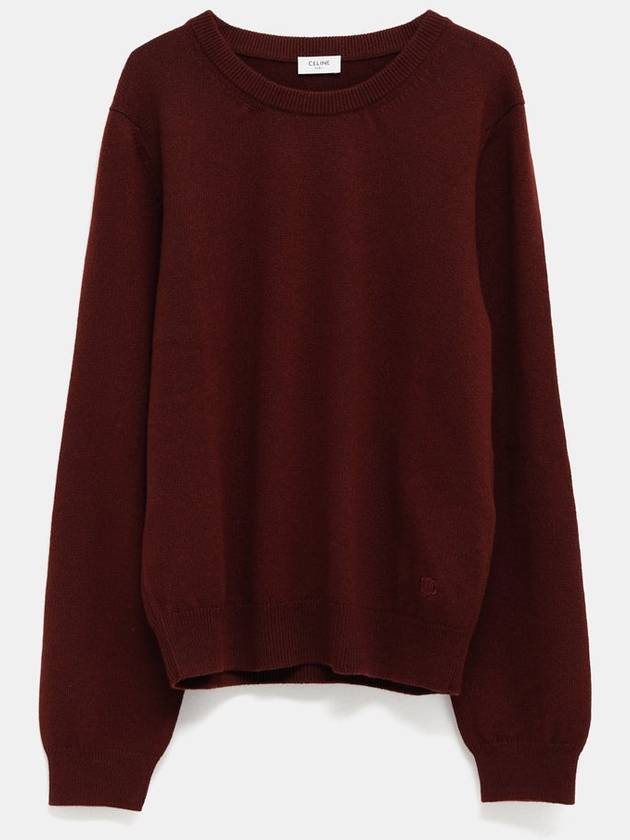 Crew Neck Sweater In Scottish Cashmere - CELINE - BALAAN 1