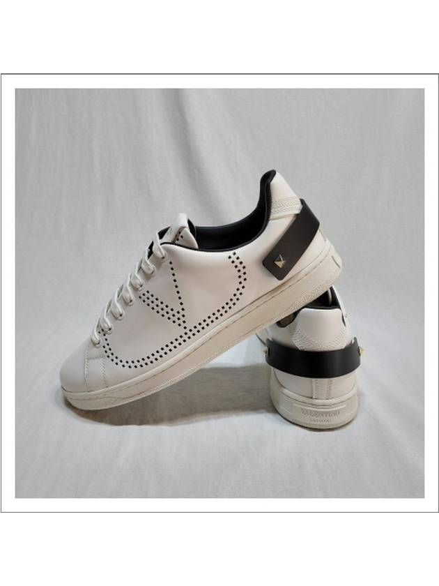 Men's Backnet Low Top Sneakers White - VALENTINO - BALAAN 4
