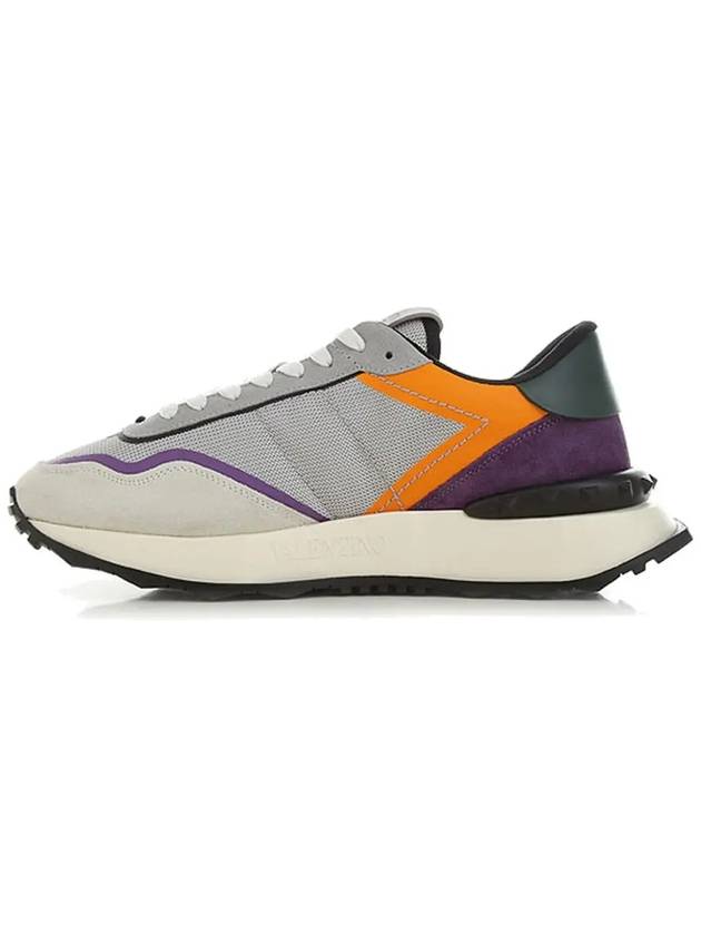 Netrunner V Logo Low-Top Sneakers Grey - VALENTINO - BALAAN 4