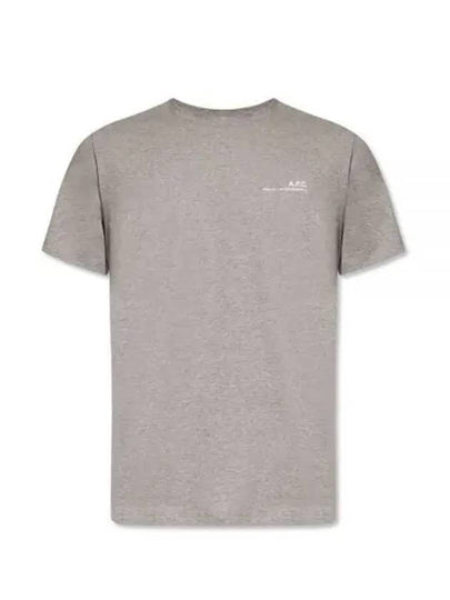 Men's Item Logo Short Sleeve T-Shirt Grey - A.P.C. - BALAAN 2