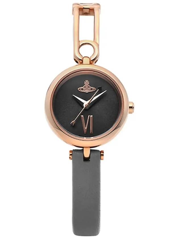 Soho Leather Watch Gold Grey - VIVIENNE WESTWOOD - BALAAN 5