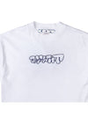 Sketch Logo Cotton T-Shirt OWAA089S23JER0070137 - OFF WHITE - BALAAN 5