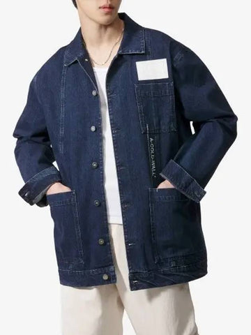 A COLD WALL Discos Chore Jacket Indigo ACWMH05620IN - A-COLD-WALL - BALAAN 1