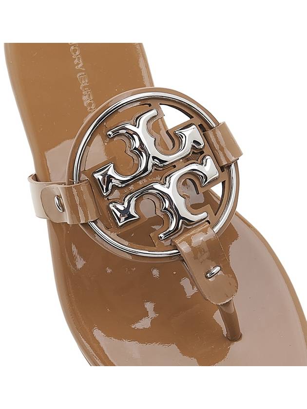 Metal Miller Soft Slider Sandals Brown - TORY BURCH - BALAAN 9