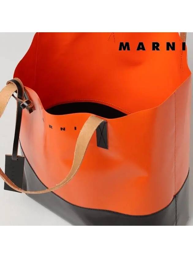 Tribeca Tote Bag Orange - MARNI - BALAAN.