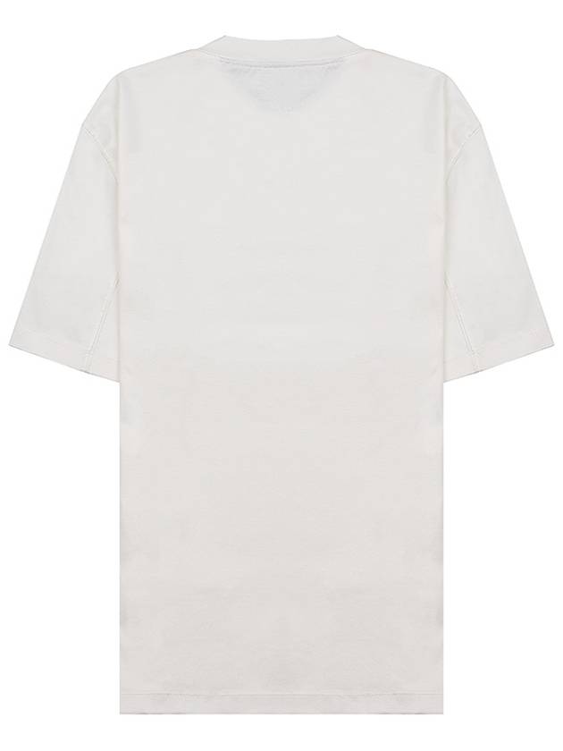 Logo Short Sleeve T-shirt White - BRUNELLO CUCINELLI - BALAAN 3