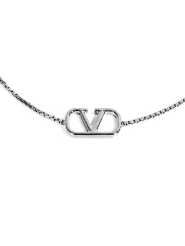 Valentino 5Y2J0N40 MET 172 J0N40 Garavani V logo bracelet - RED VALENTINO - BALAAN 3