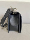 Boy Medium Caviar Cross Bag Ruthenium Metal Black - CHANEL - BALAAN 4