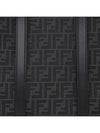 FF Jacquard Fabric Shopper Tote Bag Black - FENDI - BALAAN 3