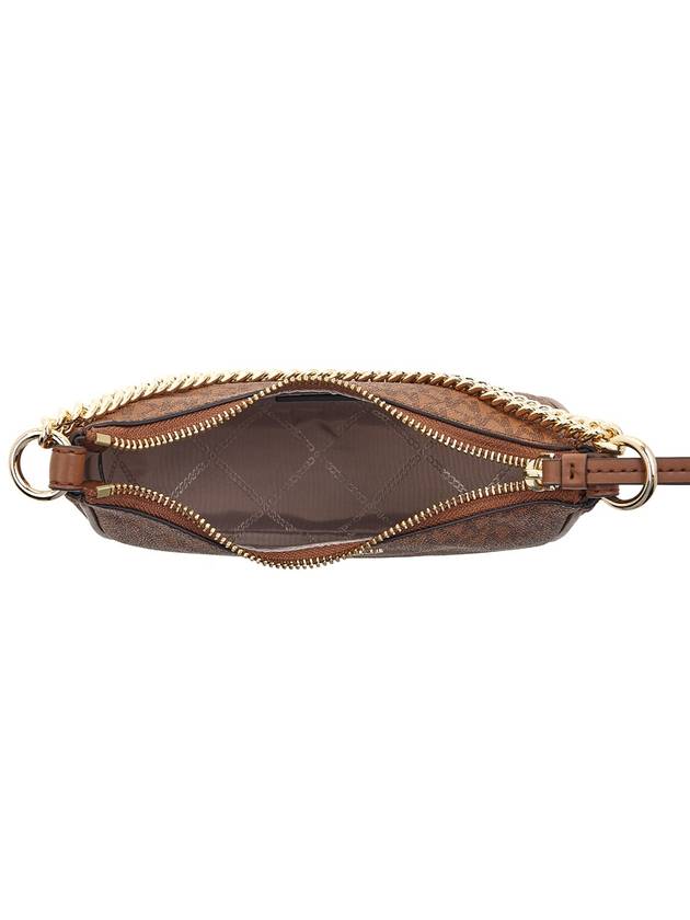 Jet Set Charm Small Nylon Gabardine Shoulder Bag Brown - MICHAEL KORS - BALAAN 11