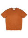 Noise round short sleeve knit orange - IOEDLE - BALAAN 2