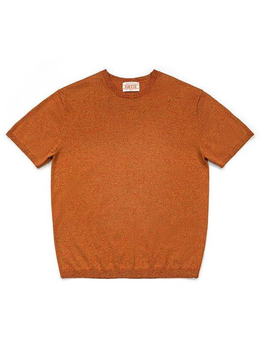 Noise round short sleeve knit orange - IOEDLE - BALAAN 2