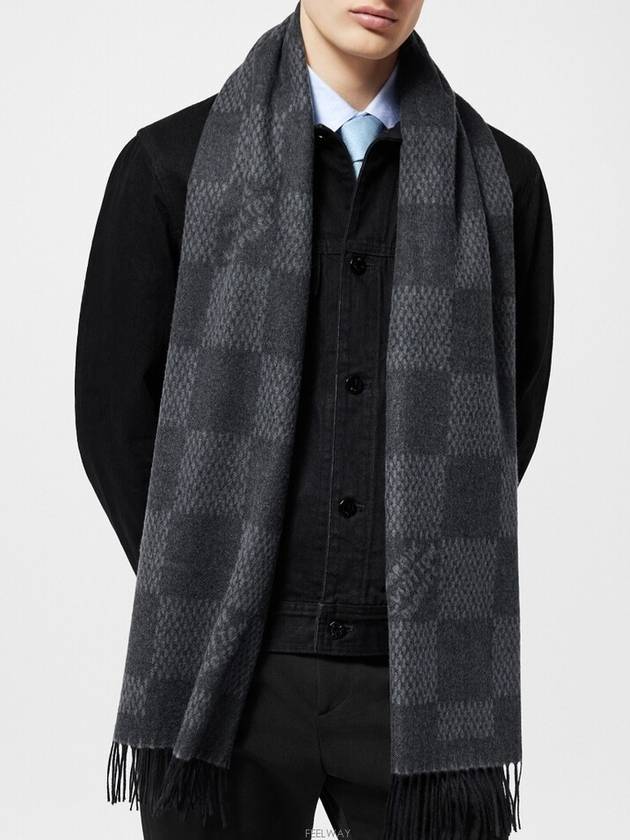 M77185 Light Damier Scarf - LOUIS VUITTON - BALAAN 3