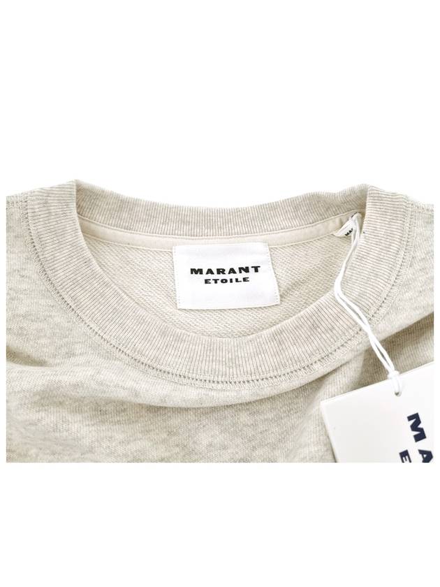 Mobyla Crew Neck Sweatshirt Ecru - ISABEL MARANT ETOILE - BALAAN 7