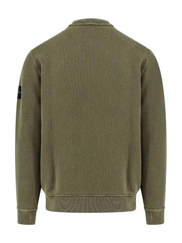 Compass Badge Sweatshirt Green - STONE ISLAND - BALAAN 3