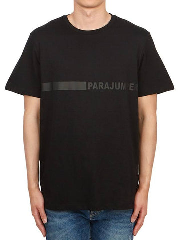 Men s short sleeve t shirt PMTSXF05 BLACK - PARAJUMPERS - BALAAN 1