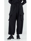 Y 3 CLASSIC REFINED WOOL STRETCH CARGO PANTS - Y-3 - BALAAN 9