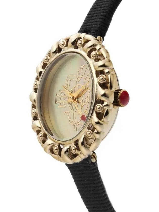 Rococo Leather Watch Black - VIVIENNE WESTWOOD - BALAAN 3