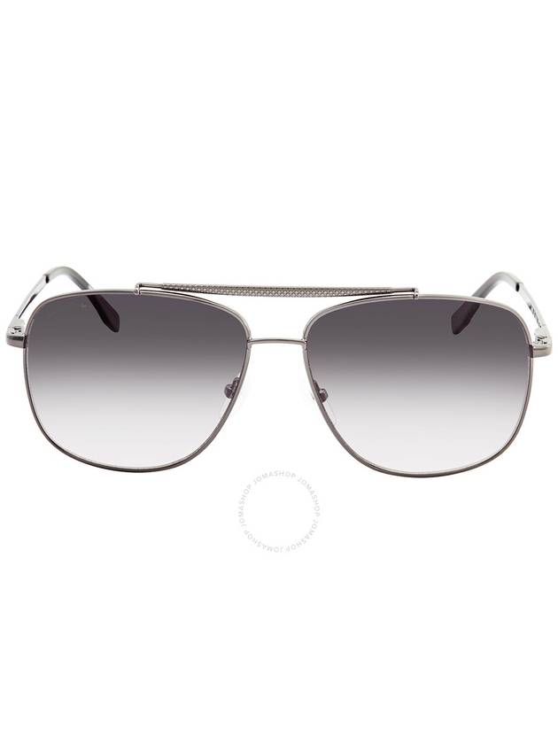 Lacoste Grey Rectangular Men's Sunglasses L188S 033 59 - LACOSTE - BALAAN 1