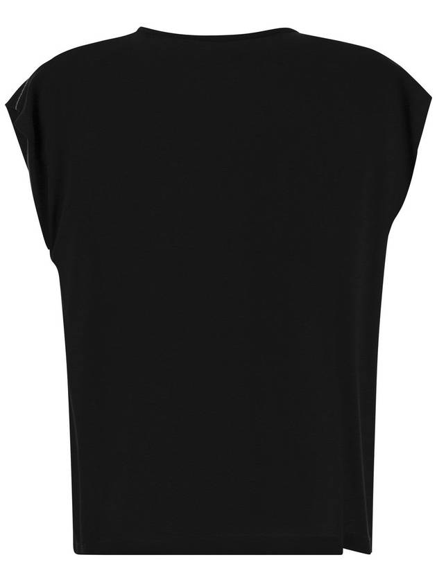 Long Sleeve T-Shirt TPD264F221 D646 825 BLACK - FABIANA FILIPPI - BALAAN 3