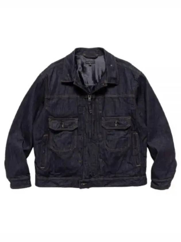 Trucker Jacket Indigo 12oz Cone Denim 24F1D007 PS200 NL089 - ENGINEERED GARMENTS - BALAAN 1