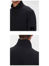 Lens Wappen Half Zip Sweatshirt Black - CP COMPANY - BALAAN 6