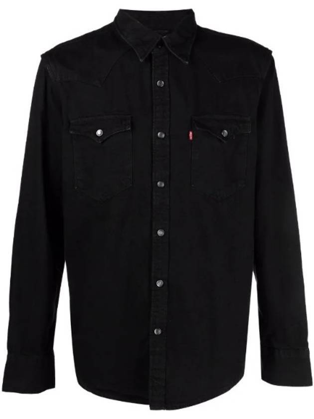 Barstow Western Denim Long Sleeve Shirt Black - LEVI'S - BALAAN 1