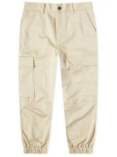 Banded Ankle Cargo Pants Beige - AMI - BALAAN 2