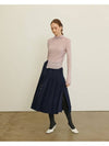 NEW MODERN PLEATED SKIRT NAVY - UNMUTE - BALAAN 5