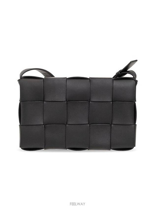 Intrecciato Cassette Cross Bag Black - BOTTEGA VENETA - BALAAN 7