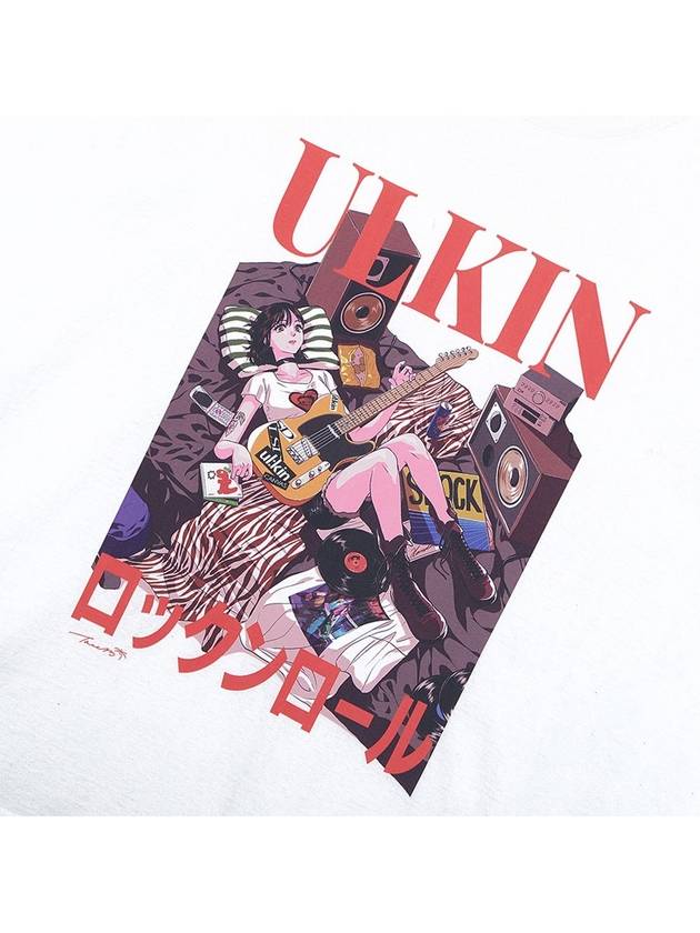 Artist Rock & Roll Short Sleeve T-Shirt White - ULKIN - BALAAN 4