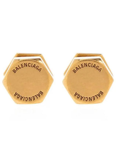 Garage Screw Earrings Gold - BALENCIAGA - BALAAN 2