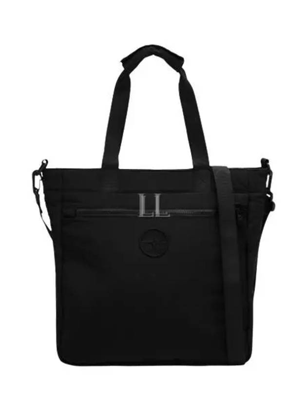 Nylon Metal Econyl Tote Bag Black - STONE ISLAND - BALAAN 2