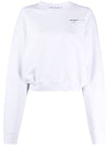 Crop Sweatshirt White - OFF WHITE - BALAAN 1