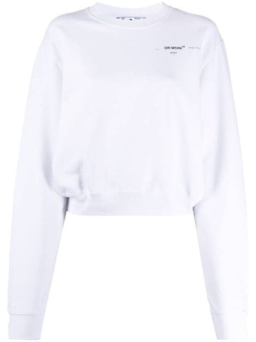 Crop Sweatshirt White - OFF WHITE - BALAAN 1