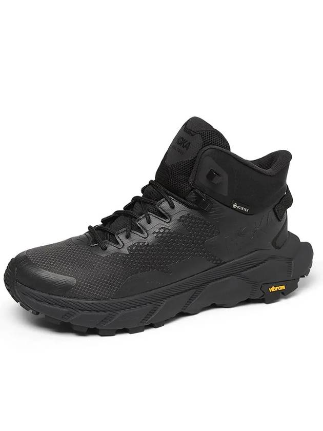 Hoka Men's Trail Shoes Trailcode GTX Black BRVB 1123165 BRVN - HOKA ONE ONE - BALAAN 3