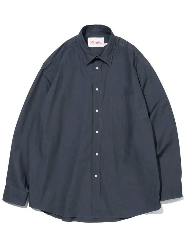 Cation Standard Paper Ver.2 Long Sleeve Shirt Navy - KINDS - BALAAN 6