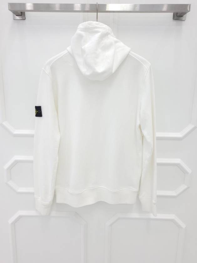 White wapan brushed hoodie M - STONE ISLAND - BALAAN 2