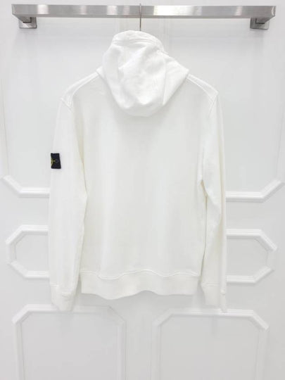 White wapan brushed hoodie M - STONE ISLAND - BALAAN 2