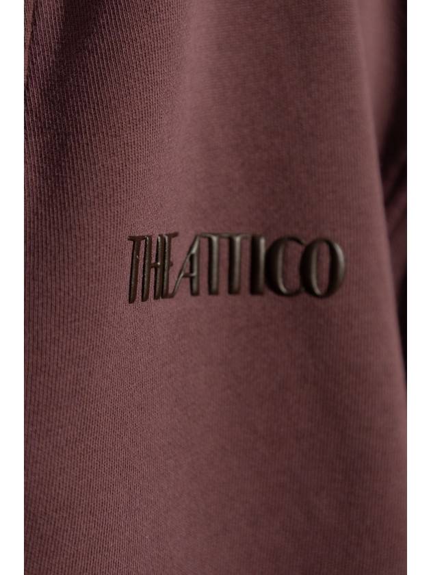 The Attico Sweatshirt With Logo, Women's, Purple - THE ATTICO - BALAAN 5