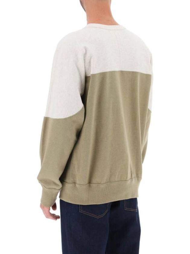 Howley Logo Crew Neck Sweatshirt Khaki - ISABEL MARANT - BALAAN 4