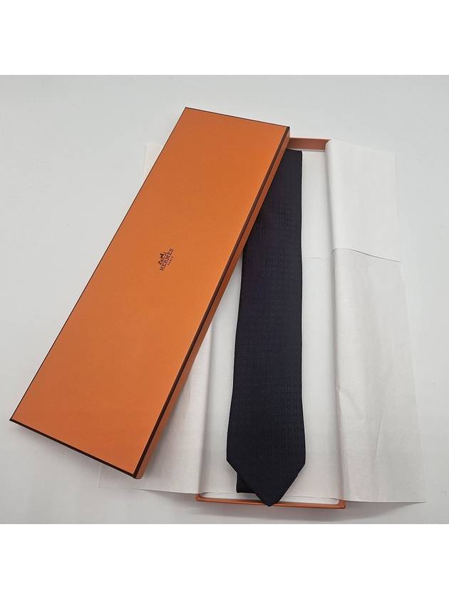 Tie Men s Pacone H Suit Dark Navy H036321T 11 - HERMES - BALAAN 1