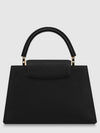 Capucines MM Taurillon Cross Bag Black - LOUIS VUITTON - BALAAN 7