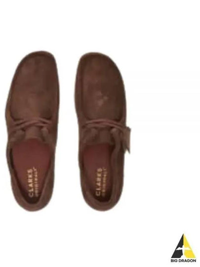 Wallabee Suede Loafers Dark Brown - CLARKS - BALAAN 2