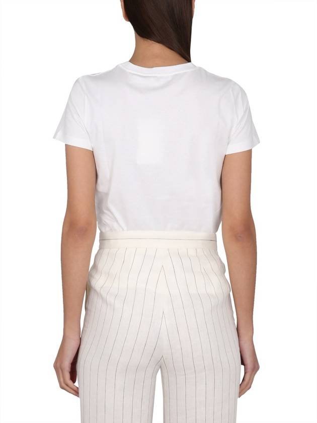 Women's Sacha Short Sleeve T-Shirt White - MAX MARA - BALAAN 4