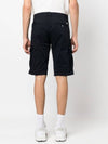 Men's Stretch Satin Lens Cargo Shorts Black - CP COMPANY - BALAAN 4